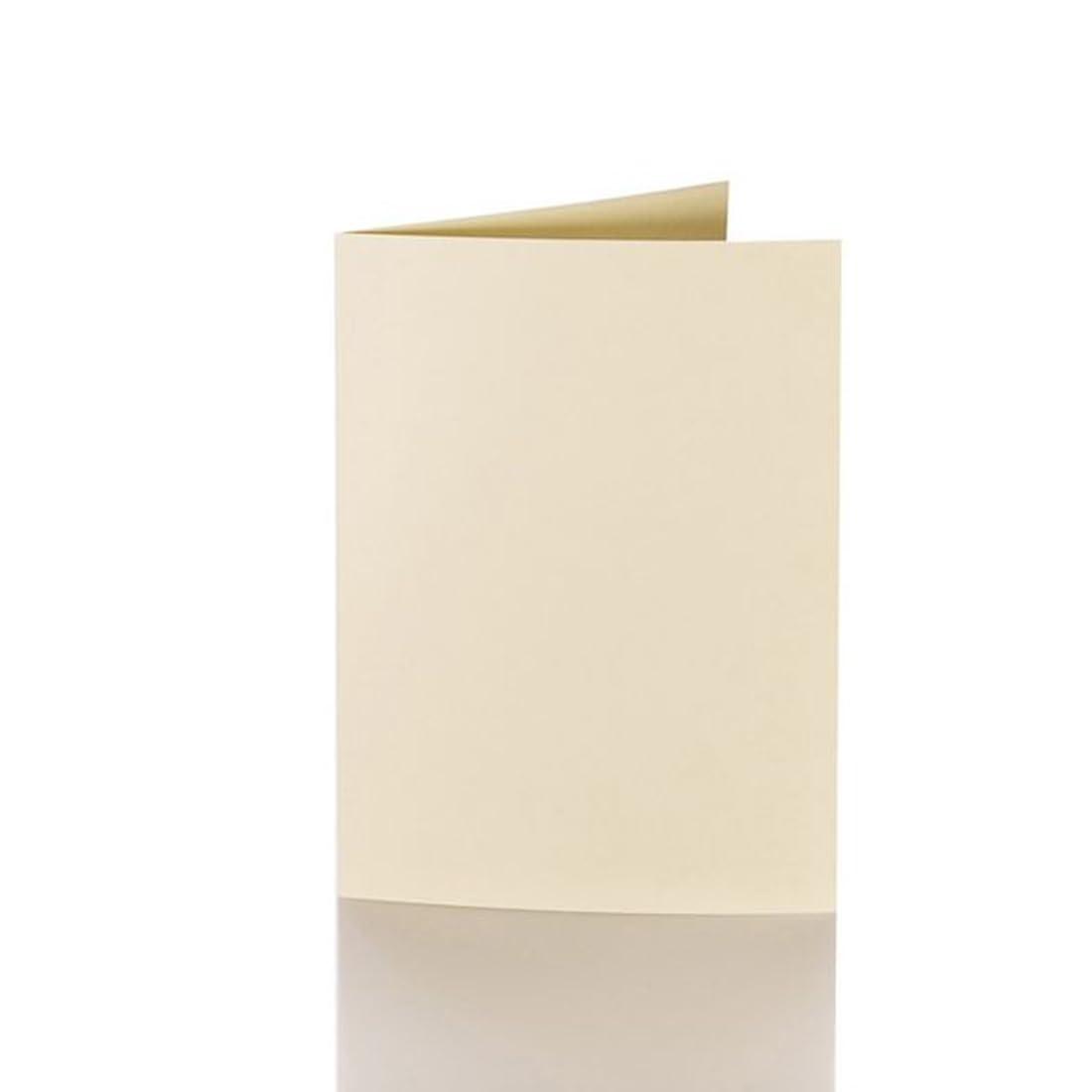 2000 cartes pliées DIN A5 (150 x 200 mm), 240 g/m² – Cartes pliantes de qualité supérieure pour invitations, fêtes et projet créatif en crème tendre