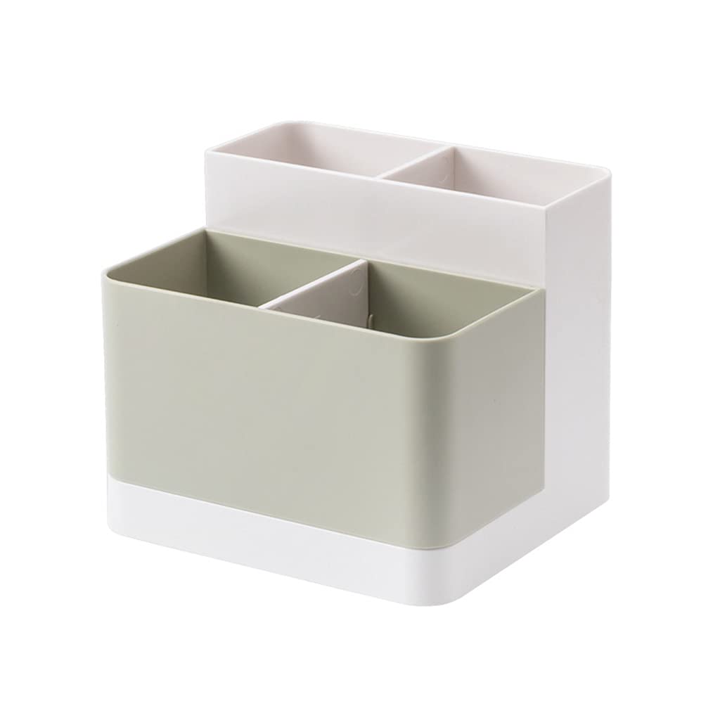 HZGFNBZ Multifunctional Pen Holder 4 Compartments Decorative Desktop Organizer Holder for Home School Dorm Desk Pen Holders Organizers for Desk