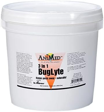AH&S 3 in 1 BugLyte. Equine Feed-Through Supplement with Garlic and Thiamine. Safe, Convenient Alternative to Harsh Sprays. Balances pH…