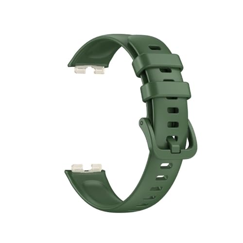 [MEVMEVGNLN] Fit For Huawei Band 10 9 8�p�V���R���E�H�b�`�o���h �X�g���b�v �����p���j�o�[�T���X�g���b�v For For Correa�u���X���b�g�p(Green Strap)