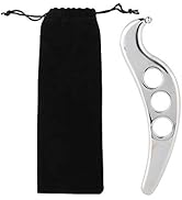 Outil de massage Gua Sha en acier inoxydable - Outil de grattage Guasha - Plaquet...