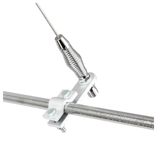 RoadPro (RP-557) 28" AM/FM Mirror Mount Stainless Steel Antenna Kit with 2" Shock Spring