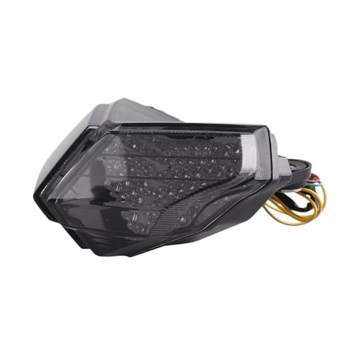 Feu arrière pour moto 848 08-10 avec clignotants et indicateur de frein intégrés