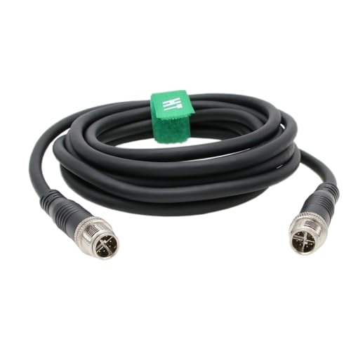 Câble réseau Ethernet Cat6 M12 HangTon codé X vers RJ45 pour caméra Cognex Basler blindé 15m
