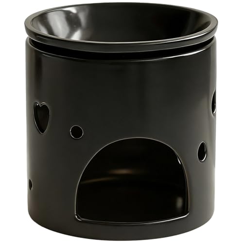 Difusor aromático eléctrico de cerámica negro mate