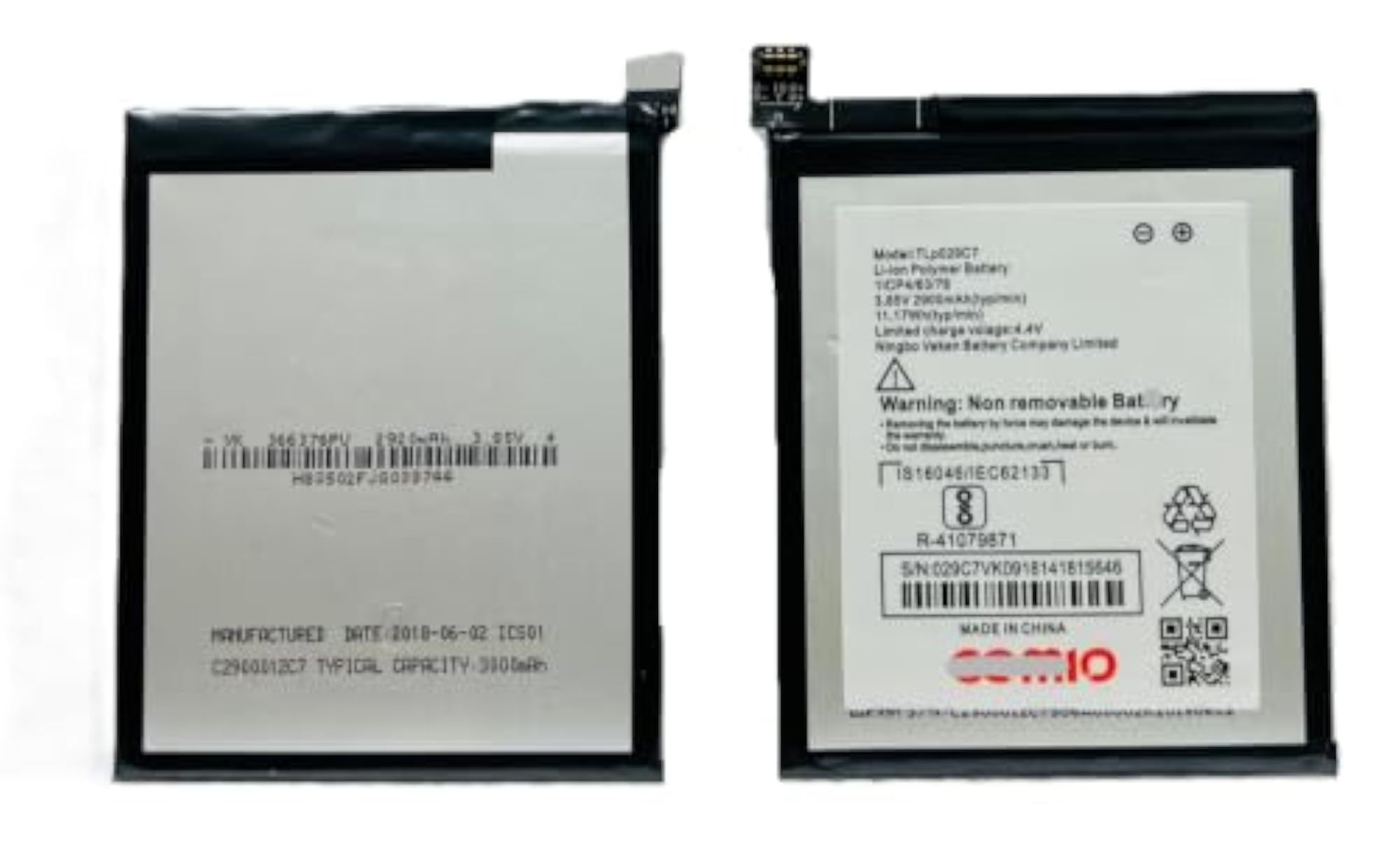 TLP029C7 2900mAh Battery for Comiio X1 Note, 1 Year Warranty