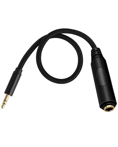 Image of Headphone Adapter 3.5mm to 6.35mm 1/4 Female to 3.5mm Male Audio Cable
