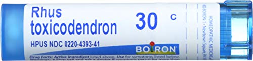 Boiron Rhus Toxicodendron 30C, 80 Pellets, Homeopathic Medicine for Joint Pain