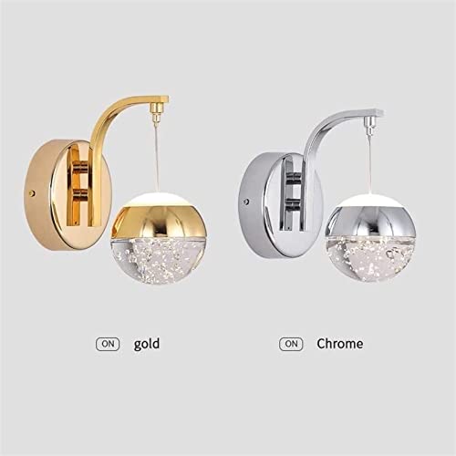 Lámpara de pared burbujas cristal LED inalámbrica recargable interior 5