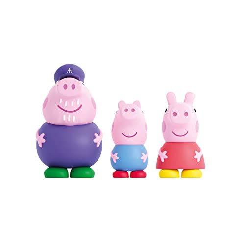 Peppa Pig - Set 3 Figuras baño Peppa Pig - Juguetes de Agua y...