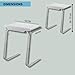 Mesa plegable portatil STARLYF Table Express (Original), mesa auxiliar ajustable 6 alturas...