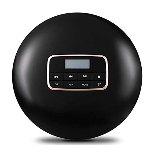 Preisvergleich Produktbild Seihoae Tragbarer CD-Player, CD-Player mit Kopfhörerbuchse, Anti-Rutsch-Stoß- Schutz Compact CD Musik-Disc Walkman-Player mit LCD