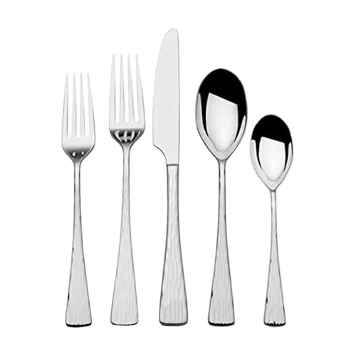 Mikasa-Novaro-45-Piece-1810-Stainless-Steel-Flatware-Set-Service-For-8 Mikasa Novaro 45-Piece 18/10 Stainless Steel Flatware Set, Service For 8 - Image 1