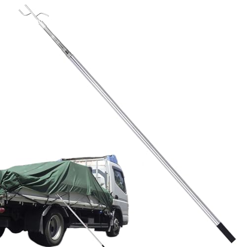 Lastkraftwagen Grabber 10m Fracht Auffanghaken Greifzange Robuste 10 M Lange Greifzange Teleskopstange Greifwerkzeug Für Frachttransport LKW-Frachtabnahme & Lagerlogistik