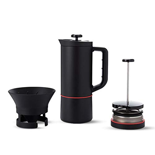 MYYINGELE 6 in 1 Moka Pot, French Press Pot, Cold Extraction Pot, Kettle,Teapot, Hand Made Coffee Maker, Multifunctional Coffee Pot, Stainless Steel