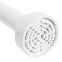 Duschstange zum Klemmen 76.2-152.4cm, Teleskopstange Duschvorhangstange Edelstahl Ausziehbar, Klemmstange Duschvorhang Zum Klemmen, Gardinenstange ohne Bohren für Dusche, Badewanne, Badezimmer weiß
