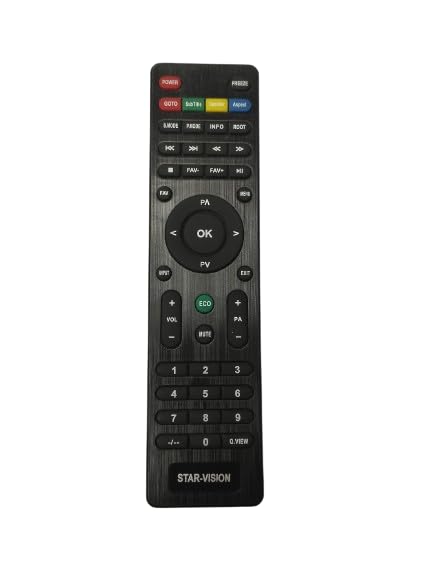 SANDY Compatible Remote Control for Star-Vision LED Tv (Black)