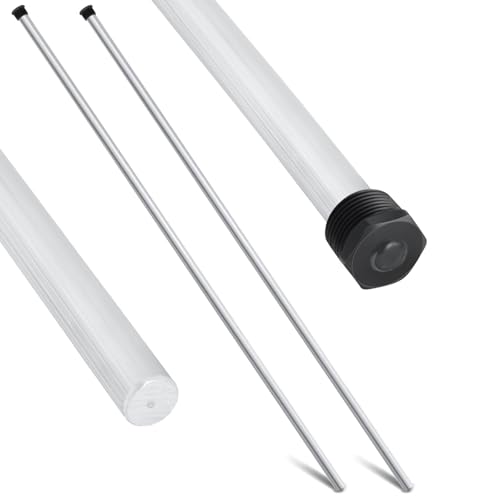 Image of Tandefio 2 Pcs Aluminum Anode Rod for Water Heater 3 /4 Npt X 44 Inches | Zinc Alloy NPT Threaded, Corrosion Protection for Hot Water Tank, Eliminates Sulfur Odor, Extends Tank Lifespan