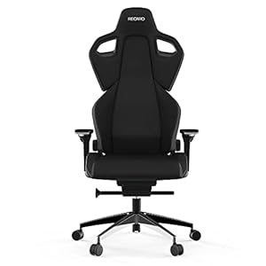 RECARO Exo FX Pure Black | Ergonomischer, hochwertiger Gaming Stuhl | Mit stufenloser Einstellung über Handräder | Made in Germany | Auch als Bürostuhl | TÜV Zertifiziert