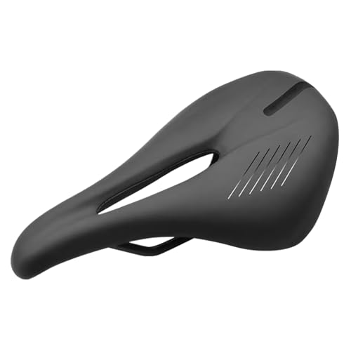 Asiento para bicicleta, sillín acolchado para bicicleta de carretera, accesorios de ciclismo ventilados, almohadilla de asiento que absorbe los golpes para viajes diarios, viajes al aire libre