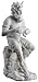 JFSM INC. Pan Playing Flute on Rock Statue - Greek God of The Wild and Nature