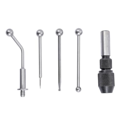 PEC Tools 5-Piece Wiggler Set Center Finder Set for Precise Center Finding and Runout Concentrical Alignment in Workpieces