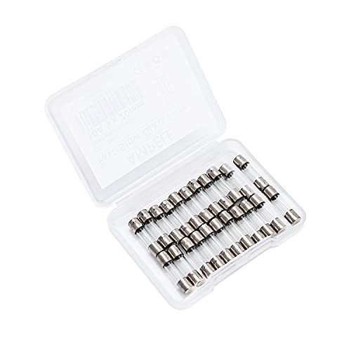 Ampele (Pack Of 20) 10A Fast-Blow Fuse 10Amp 250V Glass Fuses 0.2 X 0.78 Inch/5 X 20 Mm (10Amp)(F10Al) #TOP6