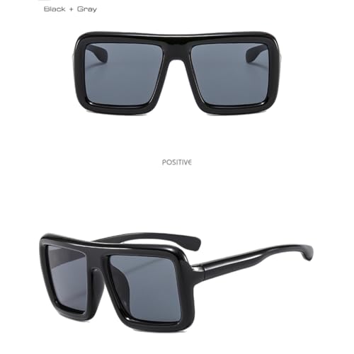 Lunettes de soleil rétro punk contre les reflets avec style acidulé - 6