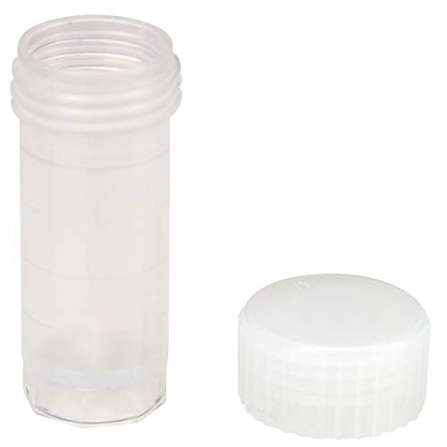 Fioles de transport en polypropylène naturel Caplugs Evergreen lot de 200 pièces