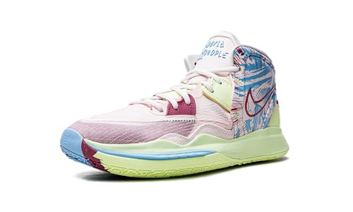 Image of Nike Kyrie Infinity 1 World 1 People DO9614-800 Safety Orange /Gorge Green /Sesame /Black Men's Basketball Shoes