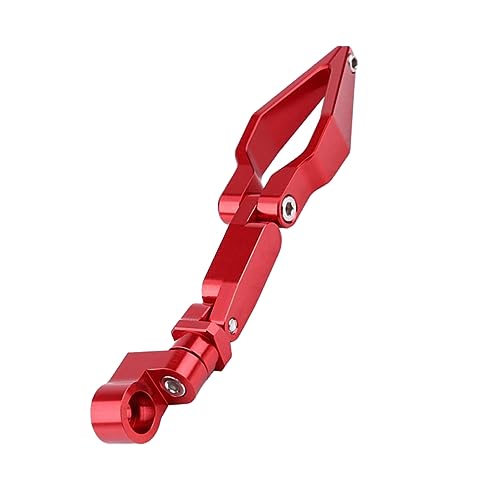 GRIRIW Motorcycle Brake Line Clamp Foldable Hose Fixing Clip for Brake Heater Tubing Material Smooth Edge for No Damage Portable Auto Repair Tool Red