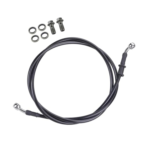 Durite tressée anti-dilatation 110cm AN3 pour éliminer le levier de frein mou sur moto