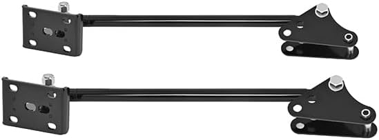 ALMULOO Traction Tie Bar Compatible with 1973-1987 GMC Chevrolet C10 C15 Powder Coated Steel Black