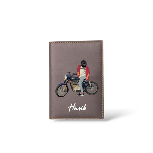 Image of Personalized Printed Passport Cover with Custom Name Design | Printed, Classy & Stylish | Customized Travel Accessories with Name | Travel Gifts