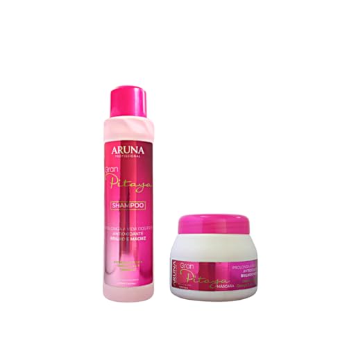 Shampoo e Máscara de Hidratação Pitaya Aruna Cosméticos - Brilho ...