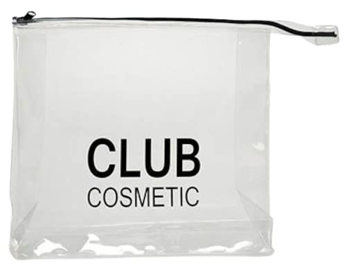 Berilo Trousse de toilette pour femme Noir/transparent 27 x 23 cm Cover