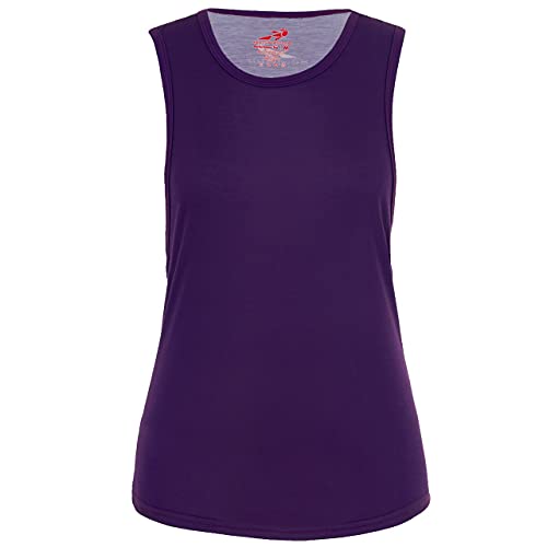 Débardeur découpé respirant Headsweats violet XXL anti-transpiration