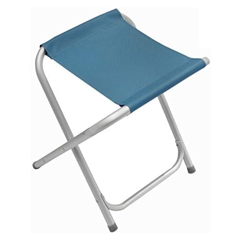 Homecall 30073 Folding camping stool Alu with blue 600D polyester, 45.0 cm*41.0 cm*34.0 cm Cover