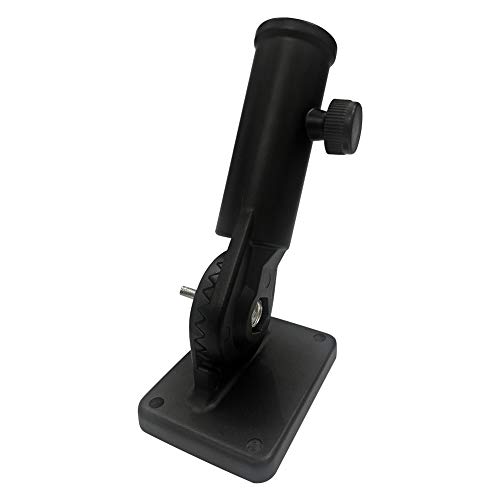 Abusa Clearance Inventory Sale Adjustbale Flag Pole Bracket Heavy Duty Aluminum Flag Black Powder Coated Display Holder (2 Pack) #TOP1