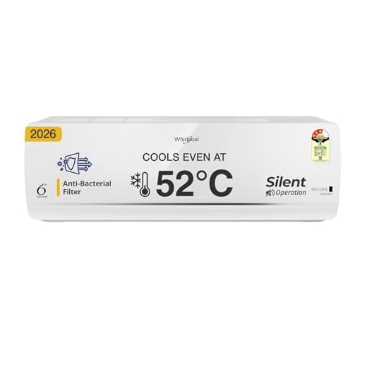 Whirlpool 2 Ton 3 Star, New star rated, 3D cool Inverter Split AC (3D Cool 20T 3S INV EXP S6M3PP0, Copper, Convertible 4-in-1 Cooling Mode, HD Filter White)