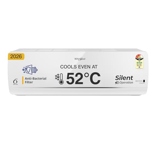 Image of Whirlpool 2 Ton 3 Star, New star rated, 3D cool Inverter Split AC (3D Cool 20T 3S INV EXP S6M3PP0, Copper, Convertible 4-in-1 Cooling Mode, HD Filter White)