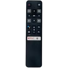 RC802V Replace Voice Remote Control fit for All TCL Android TV, Compatible with ADRC802V DRC802V LRC802V MRC802V XRC802V 06-BTZNYY-LRC802V RC802V FUR6 40A345 50A445 65A445 55A443 55A445 55A547 50A547