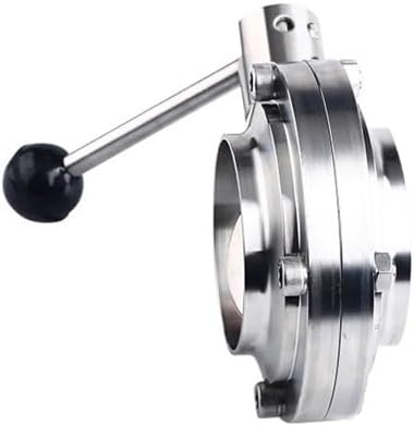 19-159mm パイプ OD 突合せ溶接 304 ステンレススチール バルブ 自作 (51mm)