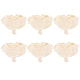 iplusmile 6個 香り持続無火アロマディフューザーフラワー車用芳香拡散紙製ローズデザイン自然素材 簡単設置インテリア装飾用