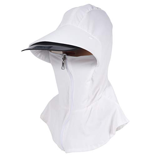 ARTIBETTER Chapéu de Sol Com Aba E Protetor Facial Ajustável Polaina para O Rosto Lenço Bandana Prot