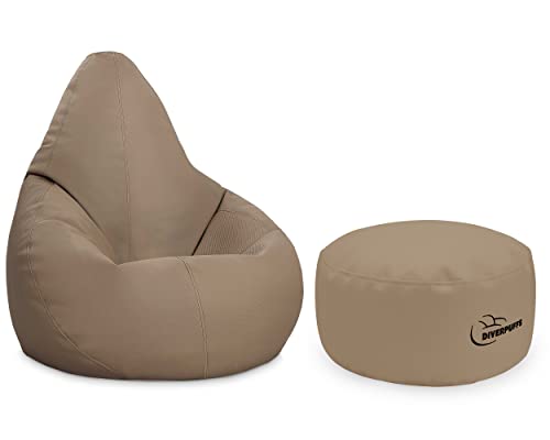 Diverpuff Puff Pera Gigante con Reposapies