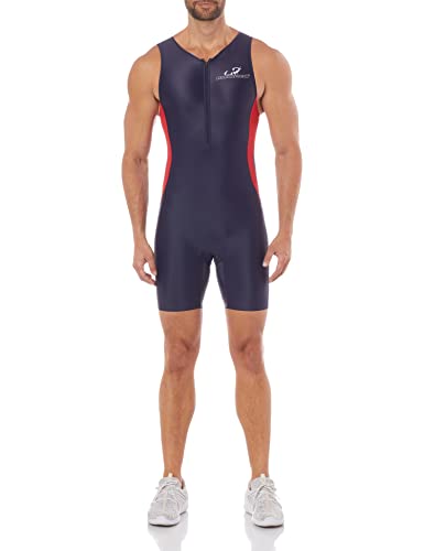 Hammerhead HH3-Long Distance Macaquinho Triathlon, Homens, Marinho/Vermelho/Branco, PP