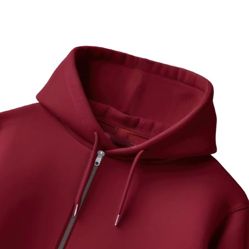 Image of Long Sleeve Regular Fit Hoodies with Zipper Closure Type Stylish Sweatshirt for Men