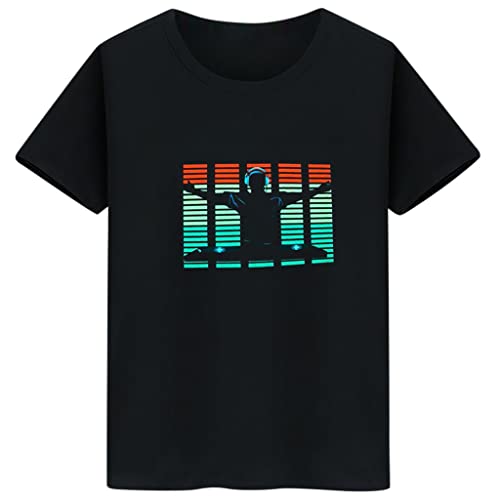 Camisa para hombre cuello T Down Glowing color salmón reactiva 4