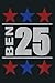 Funny Ben USA 25 - Journal - Lined Journal - Notebook 6x9 Inch 121 Pages